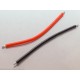 22 AWG Wires - 50mm Pair - Pre-Stripped & Pre-Tinned